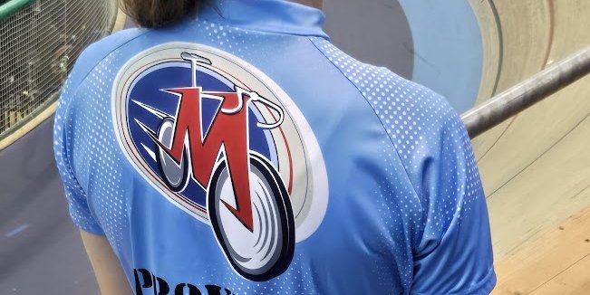 M jersey on McKenna, back view